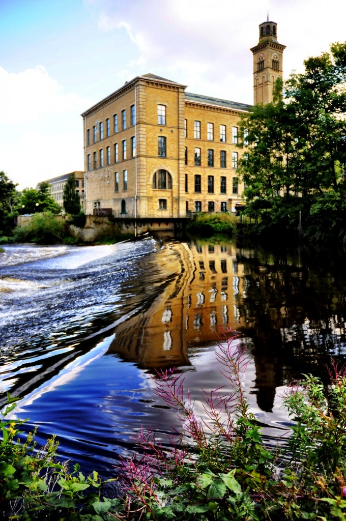 Saltaire Weir and New Mill