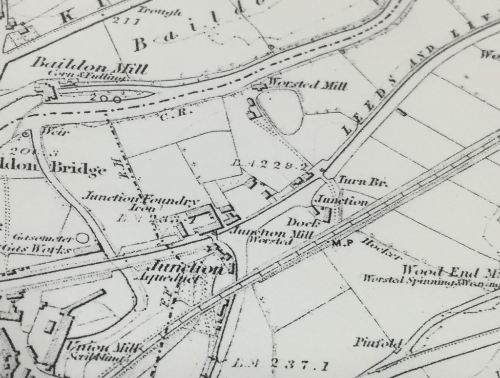 Dockfield 1852 detail of larger Shipley map