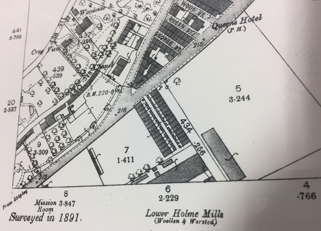 Lower Holme cottages 1891