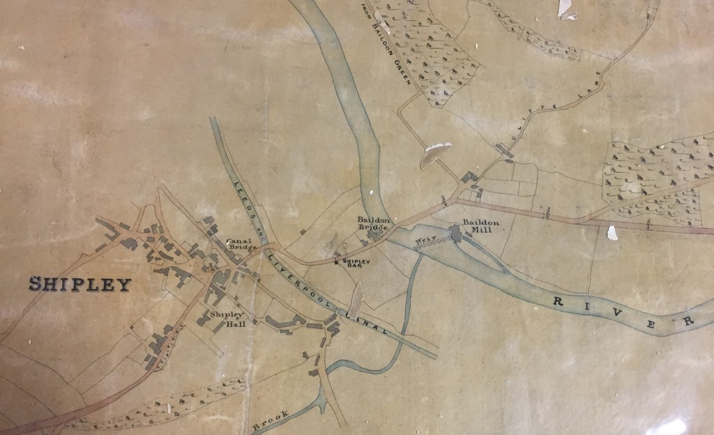 1837 Shipley Kirkstall turnpike plan